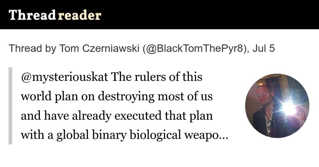 Thread by @BlackTomThePyr8 on Thread Reader App