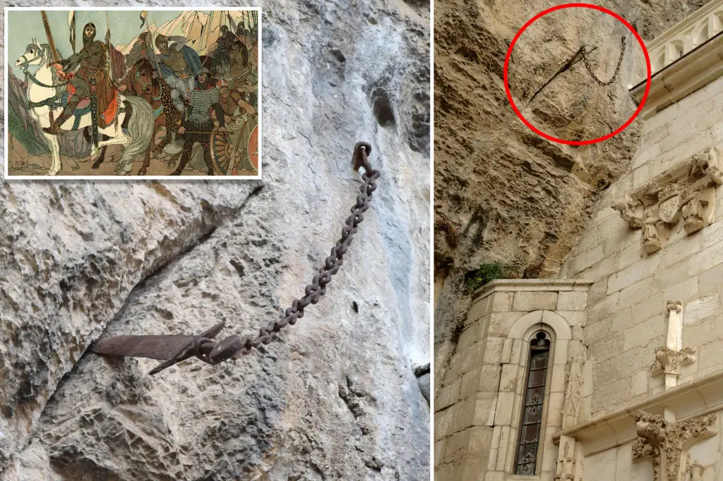 French ‘Excalibur’ sword vanishes after 1,300 years as the sword in the stone — literally