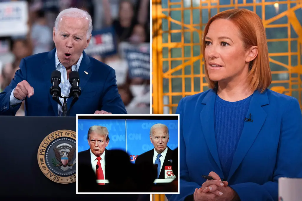 Ex-White House press secretary Jen Psaki says Biden’s ‘bad’ debate performance was not because aides prepped him too hard