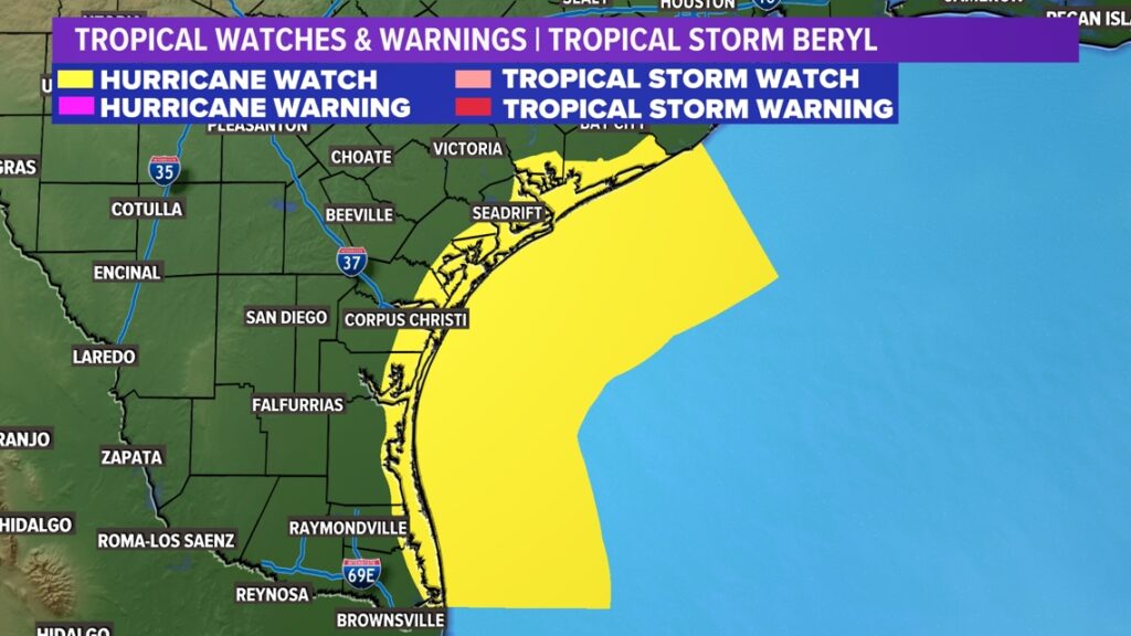 Hurricane Beryl tracker: Will the storm impact Texas? Here's what the latest models say