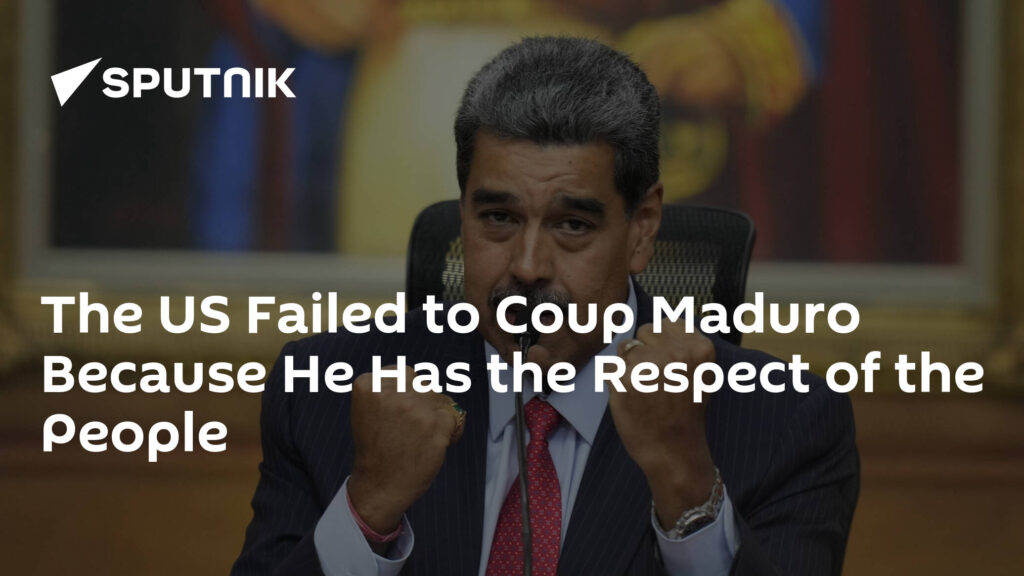 The US Failed to Coup Maduro Because He Has the Respect of the People