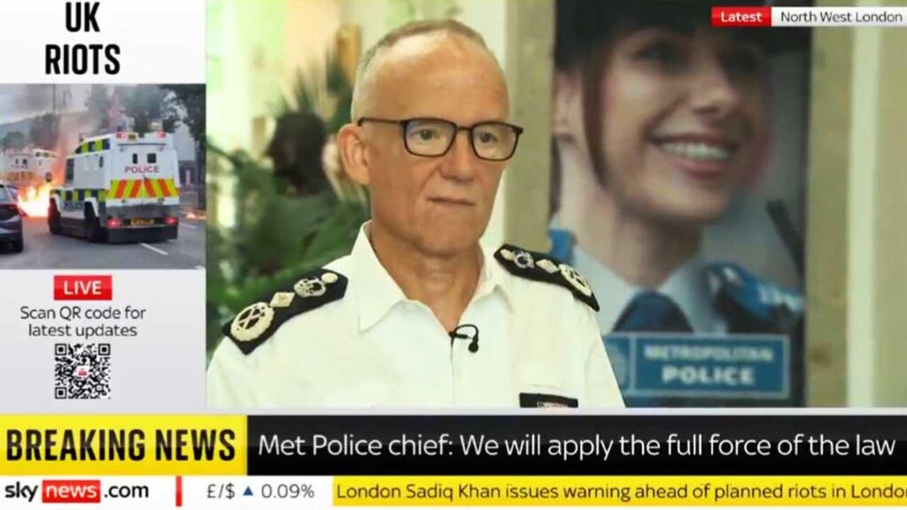 UK's Met Police Chief Threatens "Keyboard Warriors" With Terrorism Charges