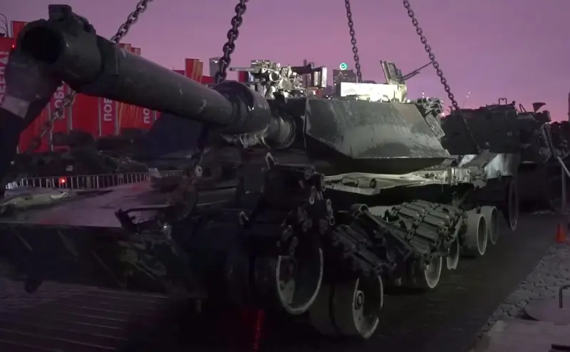Alaudinov reported that an Abrams tank of the Ukrainian Armed Forces was knocked out in the Kursk region