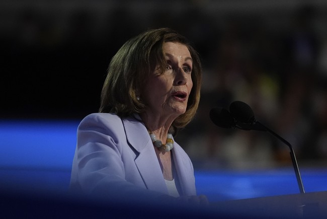 What the Hell Fell Out of Nancy Pelosi's Pants When She Walked Onto the DNC Stage