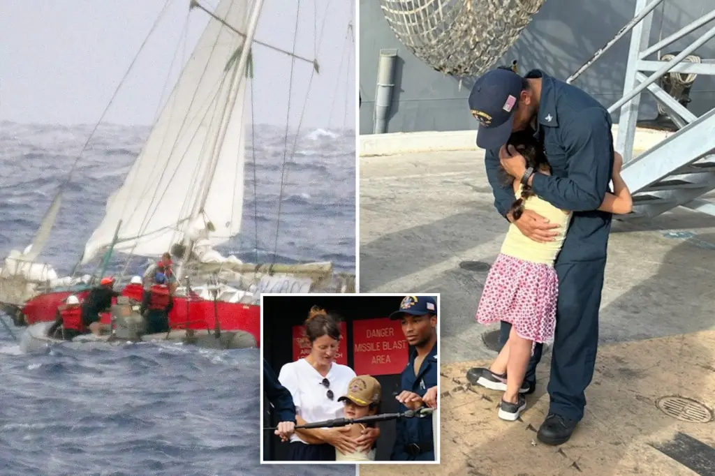 Mom, child, tortoise and cat rescued 925 miles off Hawaii coast during Hurricane Gilma