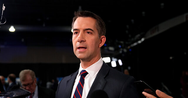 Sen. Tom Cotton Calls Kamala Harris the Iranian Ayatollahs’ ‘Handpicked Candidate,’ Calls to ‘Let Israel Win’