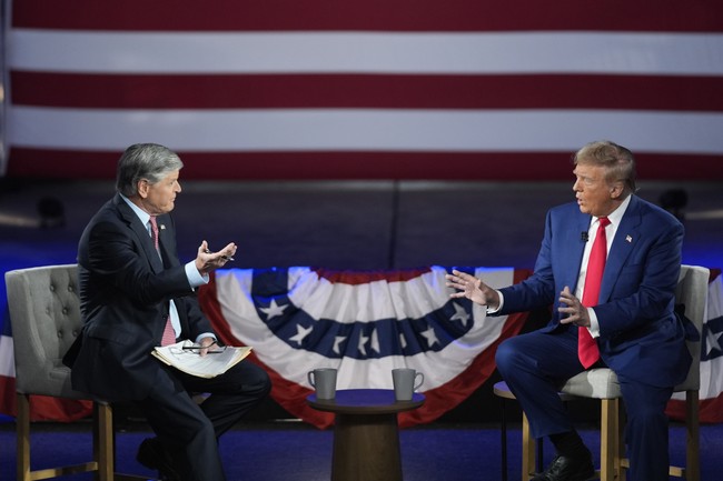MSNBC Hosts Slack Off From 'Journalism' Duties During Fox News' Trump Town Hall, Repeating a Tired Smear