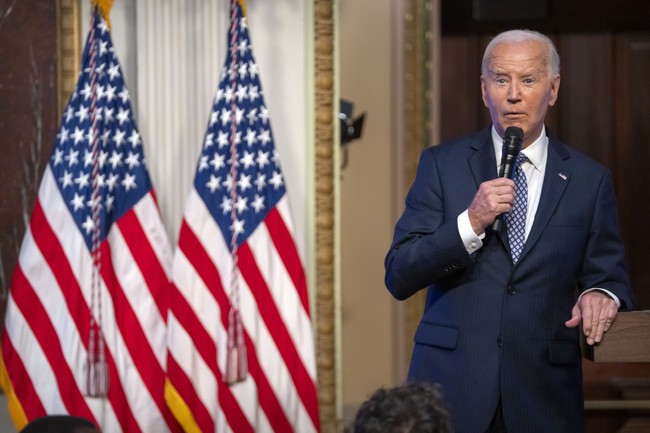Here's What a PA Voter Said When Biden Put on a MAGA Hat. It's Perfection.