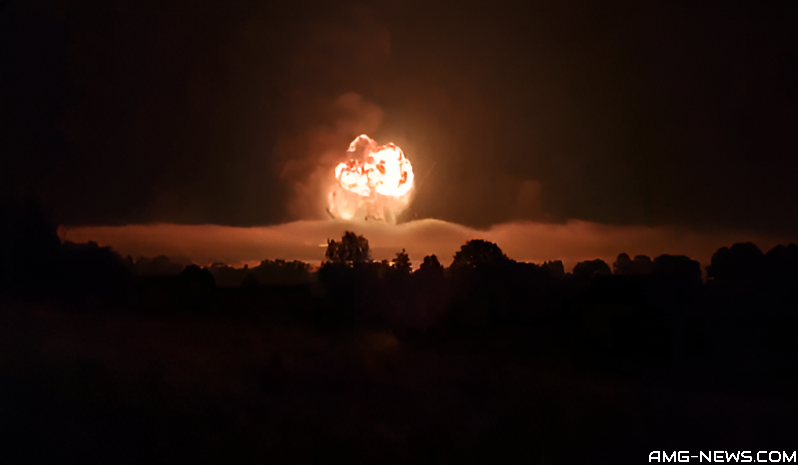 BREAKING: NATO Bombs Russian Ammo Depot in Toropets—Nuclear Explosion Feared, Evacuations Underway! VIDEO