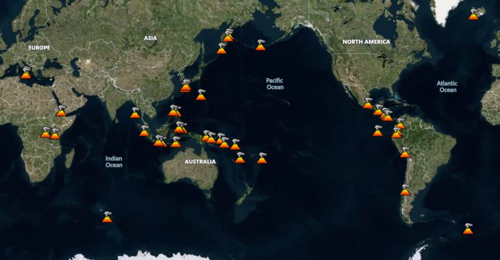 Global Volcanism Program - Current Eruptions