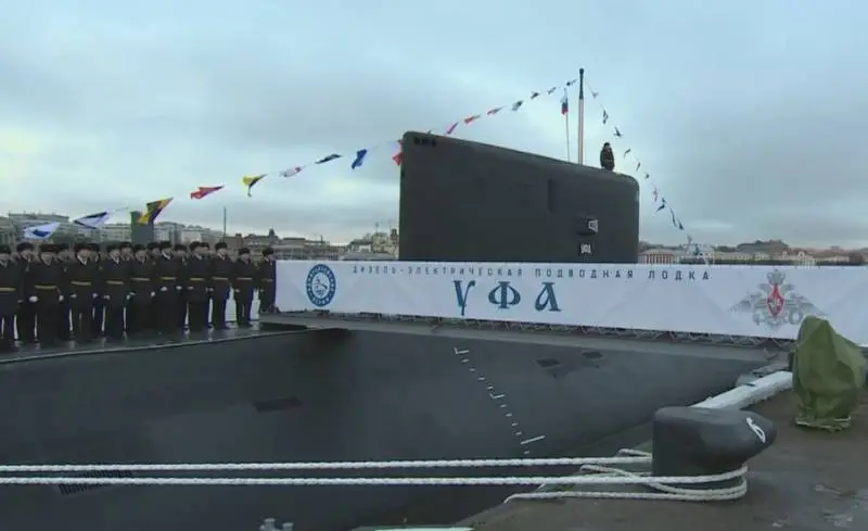 The Ministry of Defense confirmed the inter-fleet transition of the diesel-electric submarine Ufa from the Baltic to the Pacific Fleet via the “southern” route