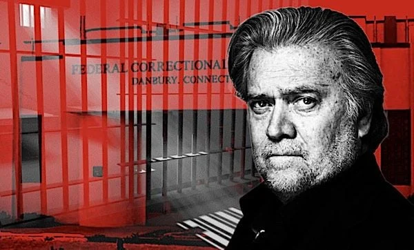 Warden admits illegally imprisoning Steve Bannon in violation of the First Step Act, should have been freed on Oct. 19