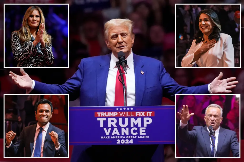 Trump’s new coalition of MAGA ‘Avenger’ allies gather to back their ‘Captain America’ at MSG