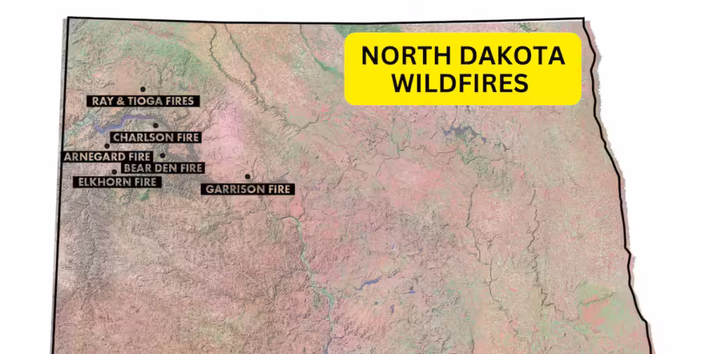 North Dakota battles historic wildfires; latest on status and scope of all fires