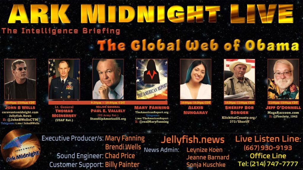 19 October 2024 : Ark Midnight Tonight - The Intelligence Briefing