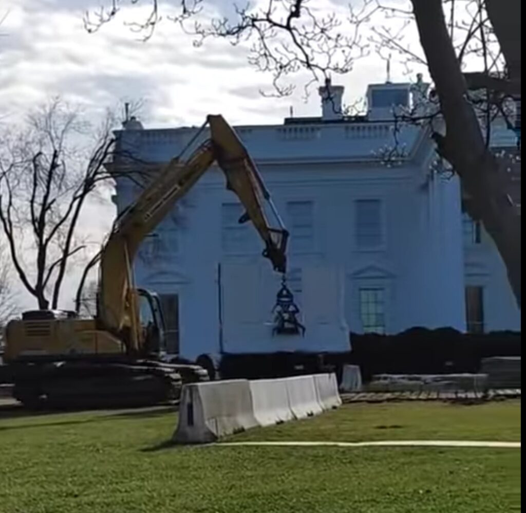 Biden Administration Erecting Concrete Blast and Security Wall Around White House