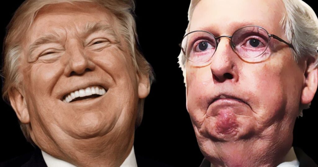 President Trump Reacts to McConnell Endorsement: “Must Have Been a Painful Day in His Life!”