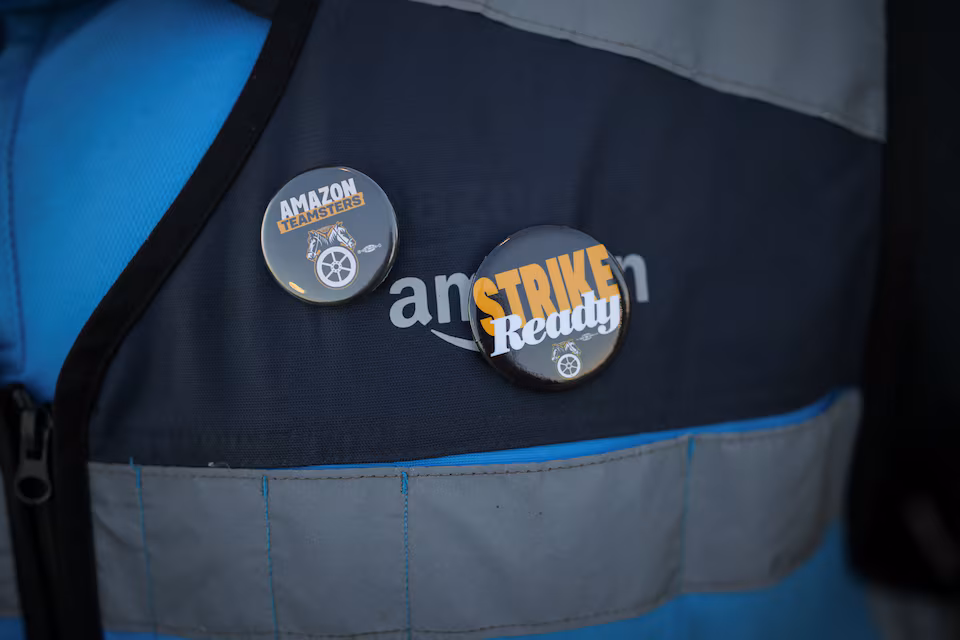 Amazon workers strike at seven US facilities ahead of Christmas rush