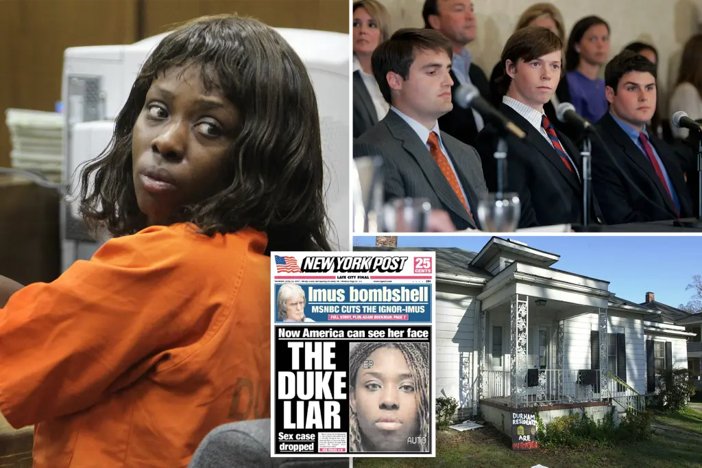 Former stripper, convicted killer Crystal Mangum finally confesses to lying about being raped by Duke lacrosse players in 2006