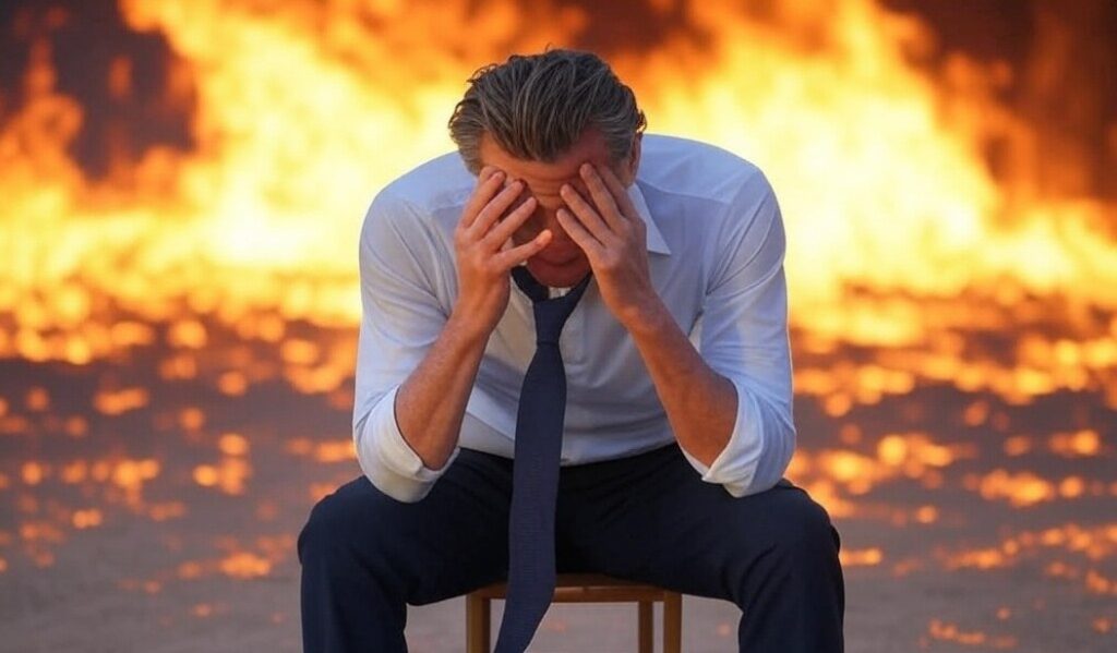 Gavin Newsom Has Found the L.A. Fires' Biggest Victim: Himself