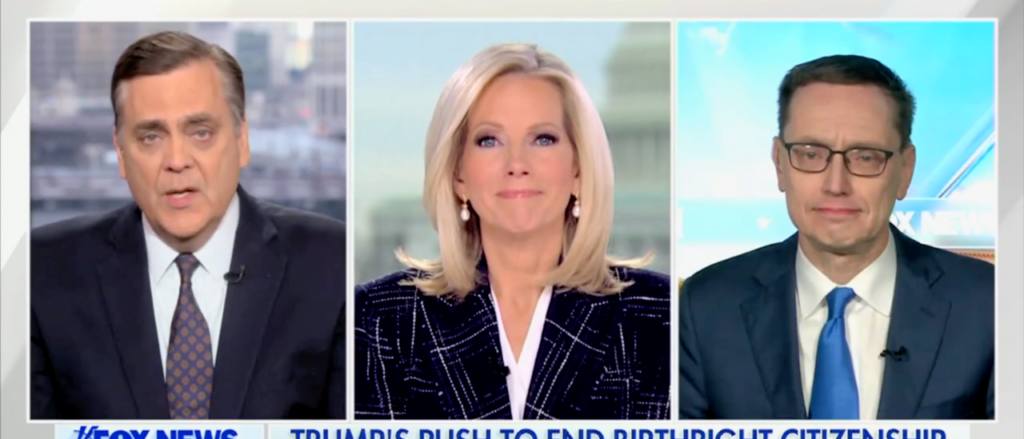 Jonathan Turley Flags Constitutional Issue That May Help Trump End Birthright Citizenship