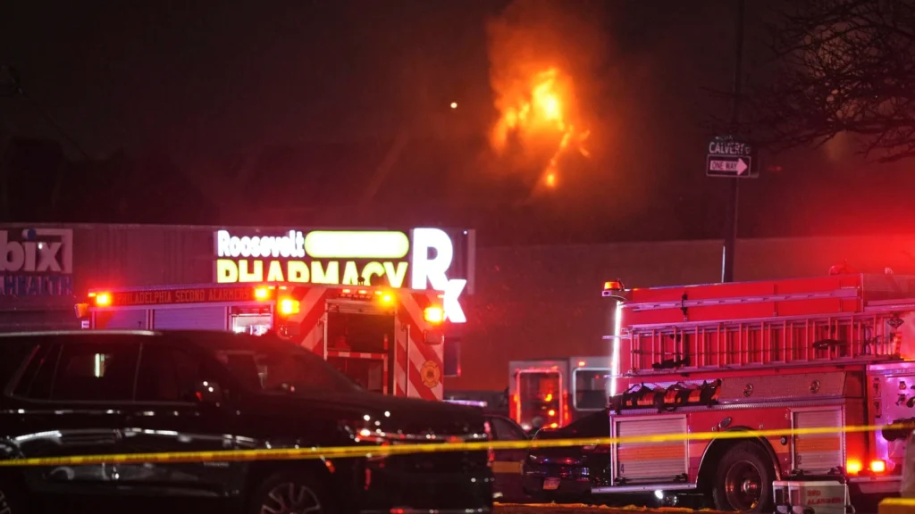 Plane crashes seconds after takeoff in Northeast Philadelphia; homes ablaze
