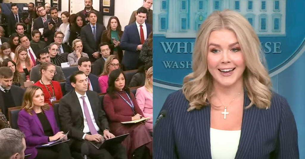 Karoline Leavitt Issues Stern Warning to Those Who Refuse to Use Gulf of America During Yet Another Blockbuster Performance That Left Reporters Visibly Stunned