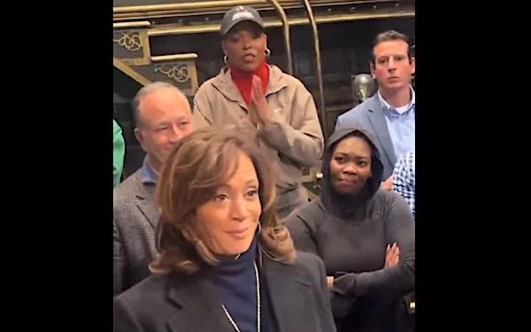 'Nature abhors a vacuum': Watch Kamala deliver a fresh, delicious word salad at Broadway musical