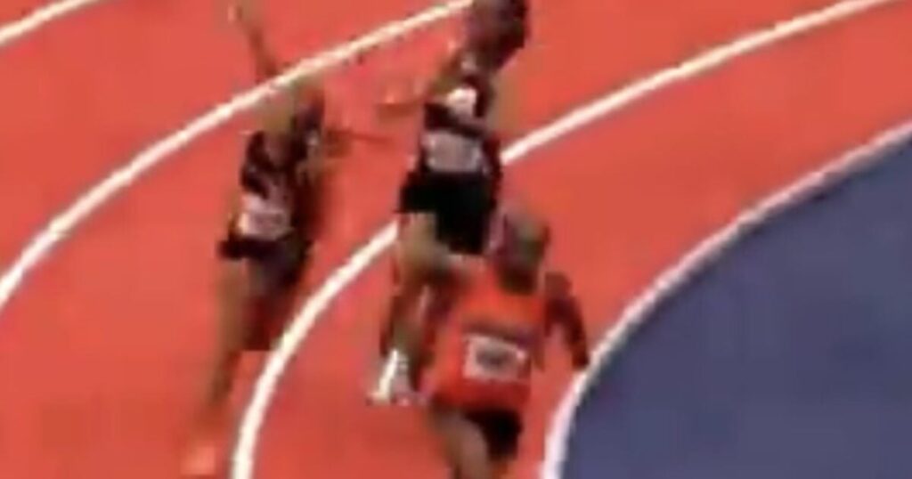 Footage Shows High School Track Athlete Struck With Baton During Race – Concussion, Potential Skull Fracture