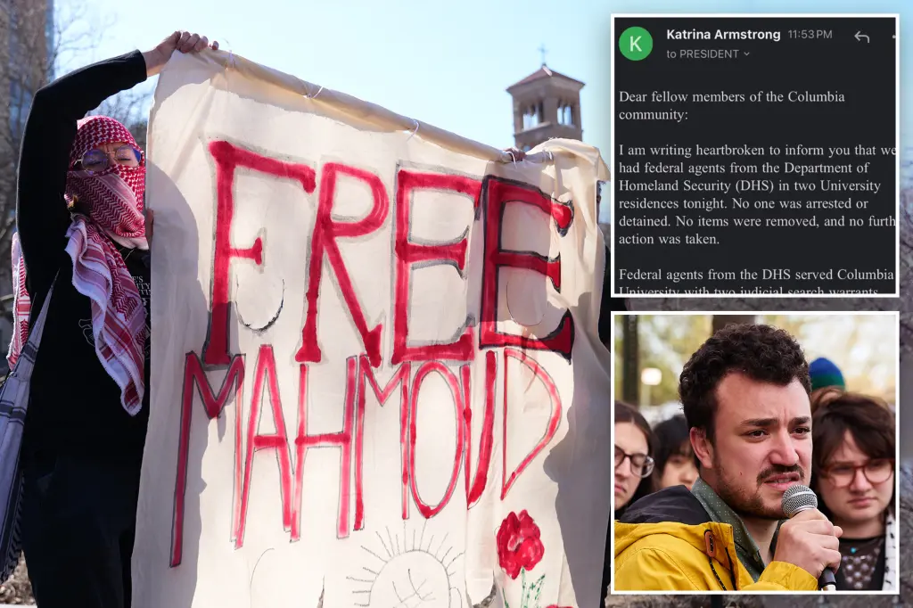 DHS agents search two Columbia University residences – days after anti-Israel agitator Mahmoud Khalil arrested by ICE at off-campus apartment