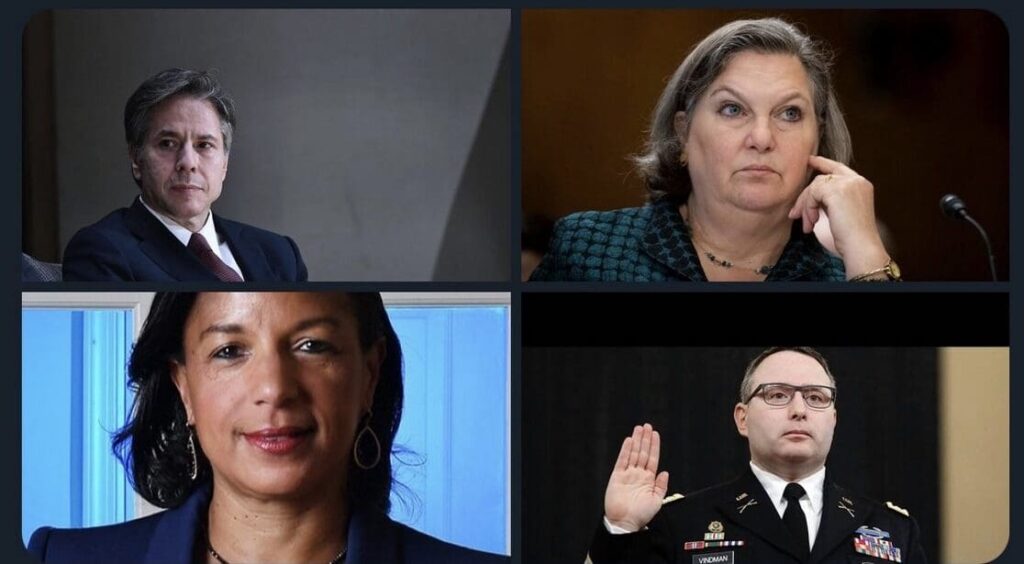 Obama’s Co-Conspirators Including Victoria Nuland, Susan Rice, Alexander Vindman Told Zelensky to Reject Trump Deal in Violation of Logan Act.