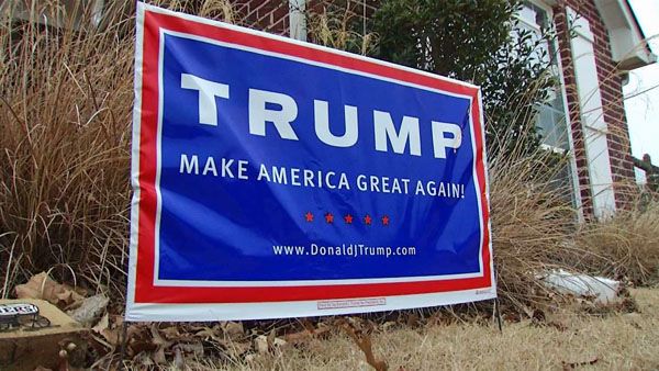 'So egregious': Police demand residents take down Trump sign