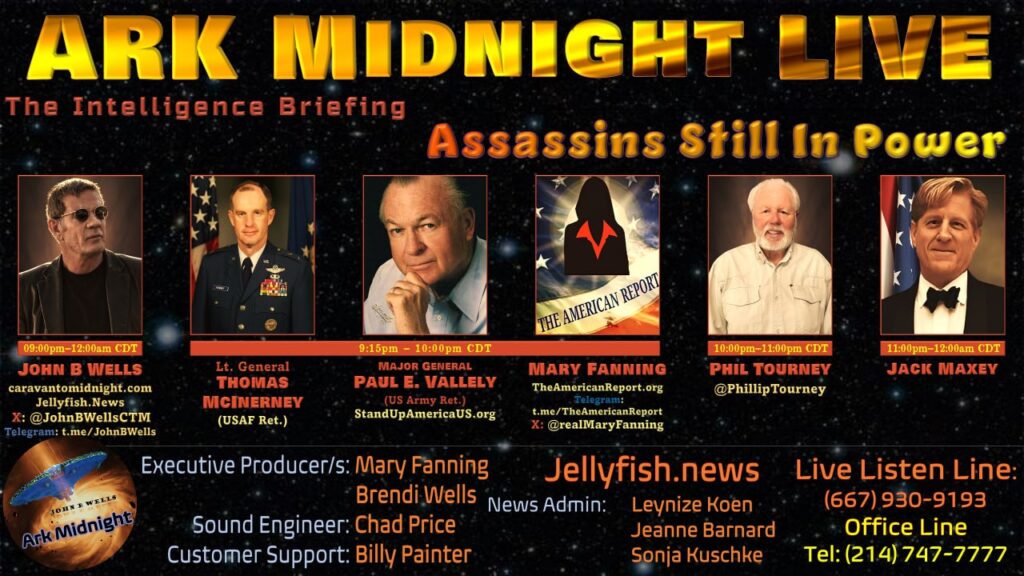 22 March 2025 - ArkMidnight Tonight – The Intelligence Briefing / Assassins Still In Power
