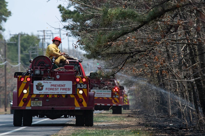 Massive N.J. Wildfire Grows To 12,500 Acres, State Of Emergency Declared