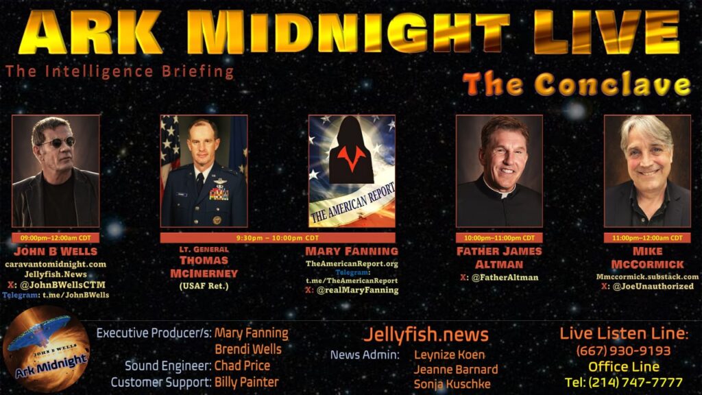 26 April 2025: Ark Midnight Tonight: The Intelligence Briefing/The Conclave