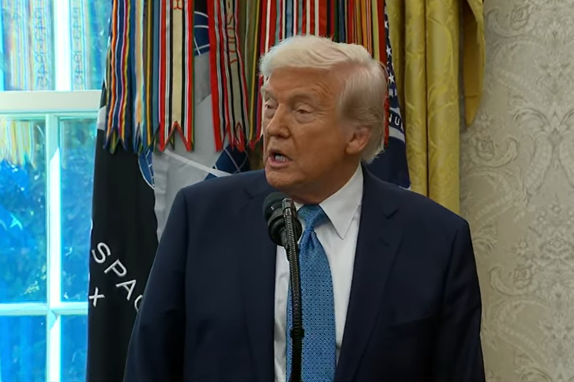 President Trump Takes Media Questions Following Swearing in Ceremony for Paul Atkins as U.S SEC Chairman