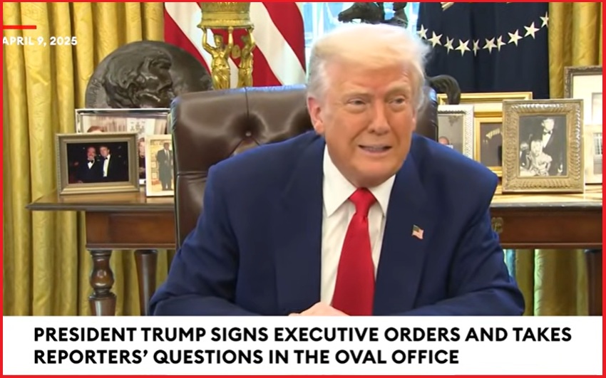 Tariff Talks – President Trump Signs Executive Orders and Answers Media Questions in Oval Office