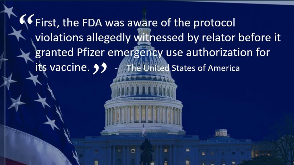 Court Filing in Pfizer Case Asserts That the US Government Is NOT Interested in Investigating Itself