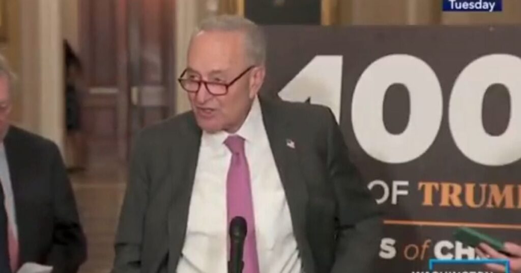 HILARIOUS – Schumer: Polls Against Trump Matter But Polls Against Me Don’t