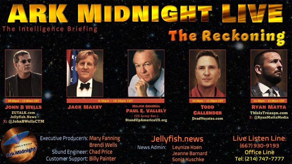 03 May 2025: Ark Midnight Tonight - The Intelligence Briefing / The Reckoning