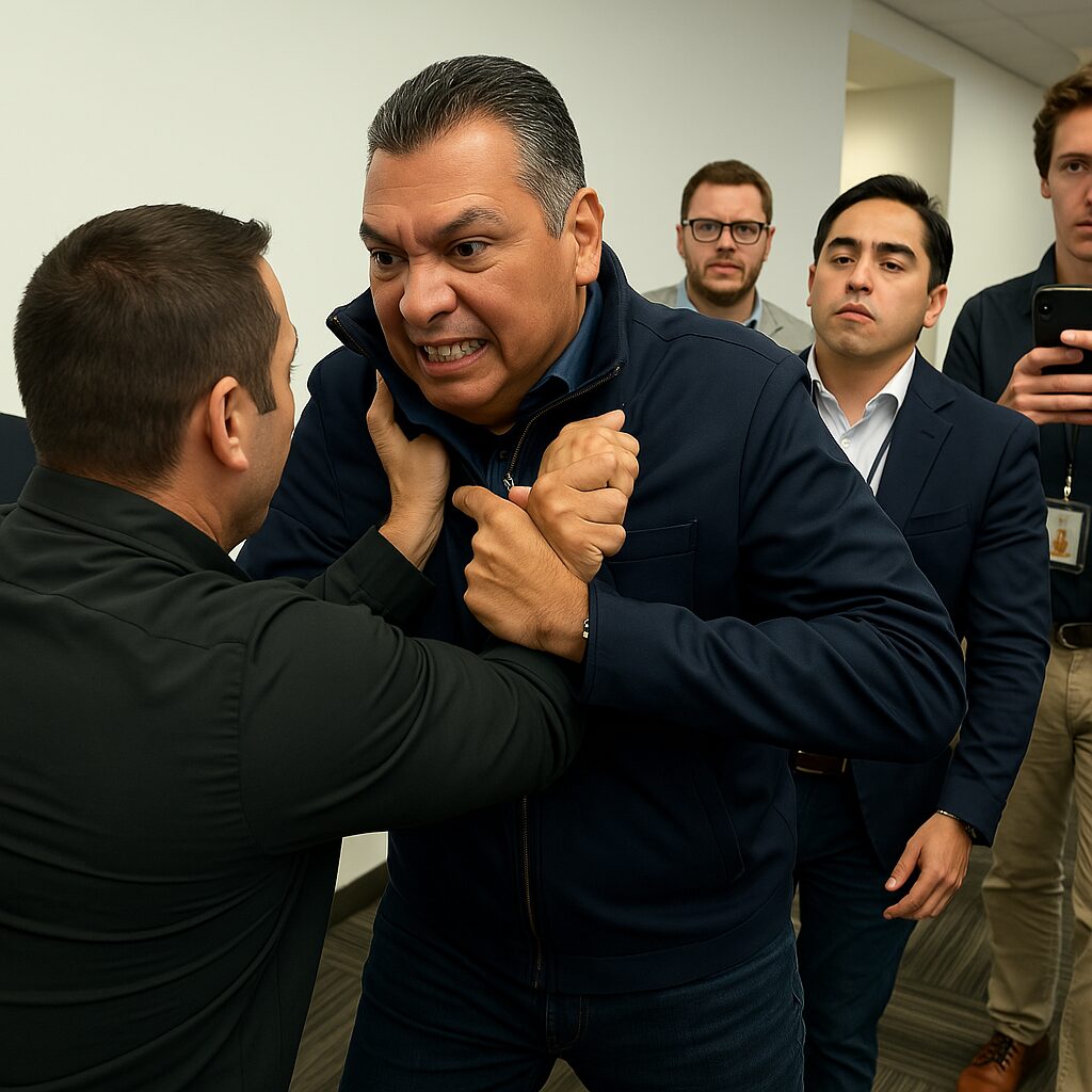 Handcuffed Democrats become symbol of Trump's crackdown on dissent
