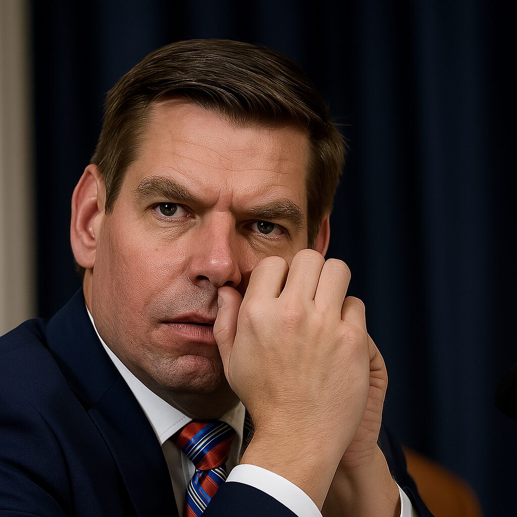Clearly a Wimp: Eric Swalwell Tries to Bully Trump on MSNBC While Wearing a Pair of Goofy Girlish Glasses