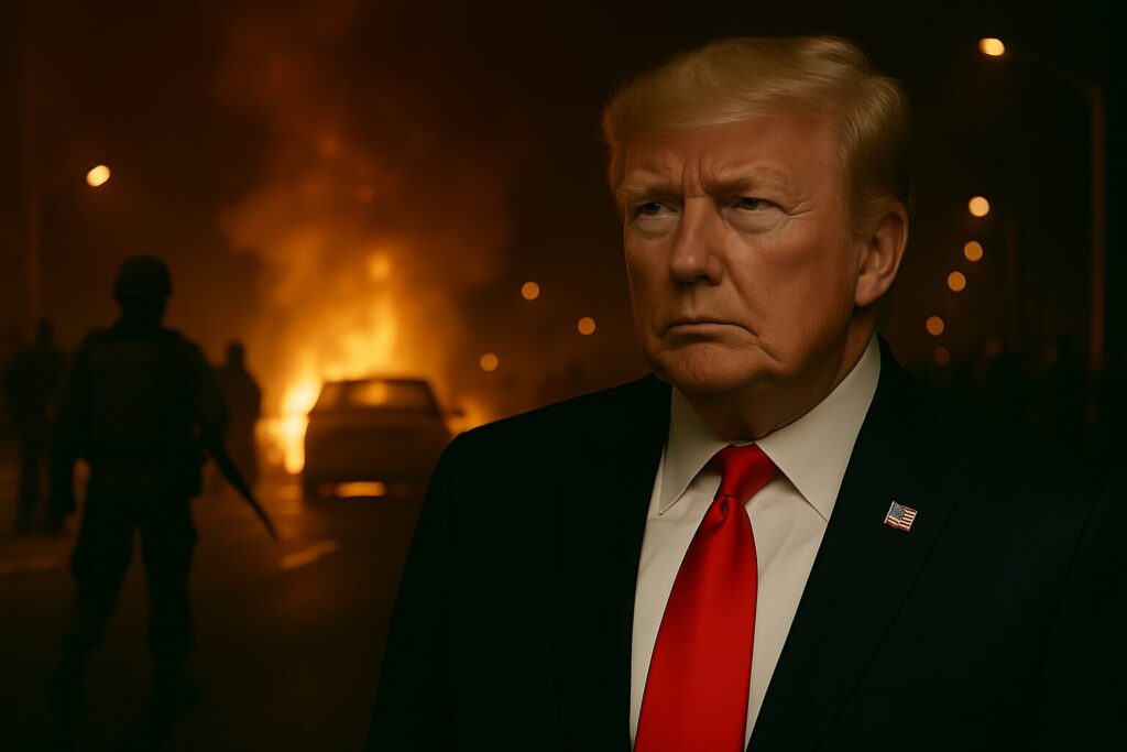 Trump pledges that 'occupied' LA 'will be set free' from rioters