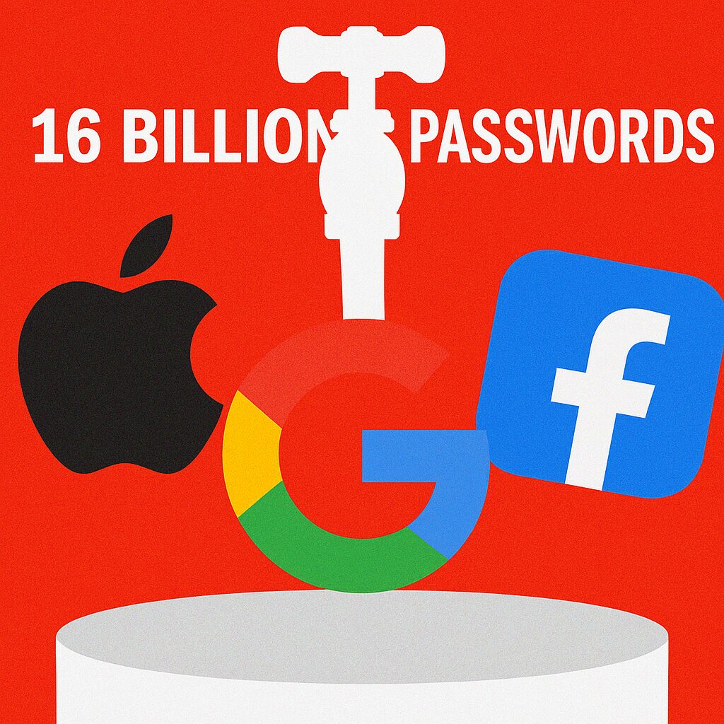 16 billion passwords exposed in record-breaking data breach, opening access to Facebook, Google, Apple, and any other service imaginable