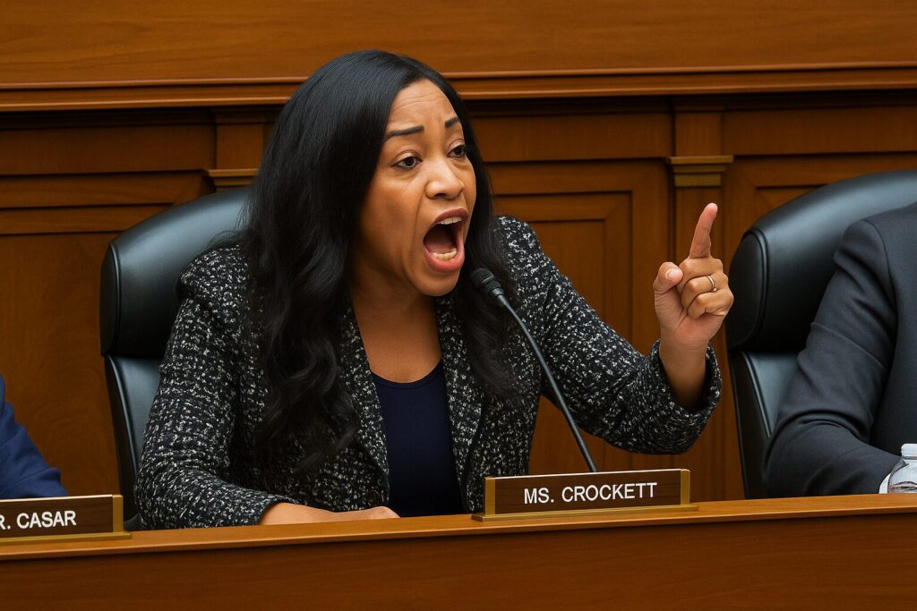 'If I come and talk [bleep] about her, y'all gonna have a problem': Jasmine Crockett throws tantrum as she finishes last in bid for powerful position