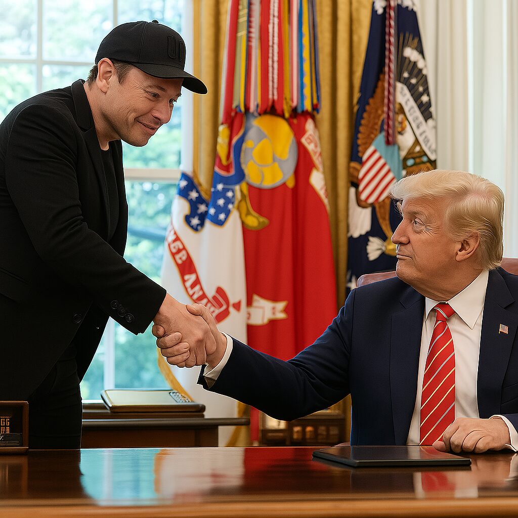 Trump says he could forgive Musk