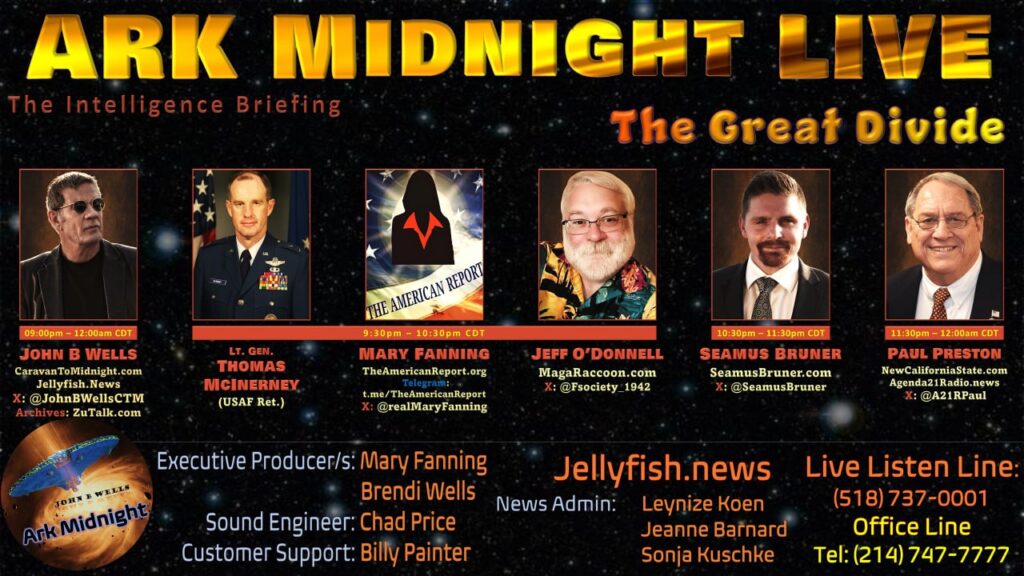 14 June 2025: Ark Midnight Tonight - The Intelligence Briefing / The Great Divide