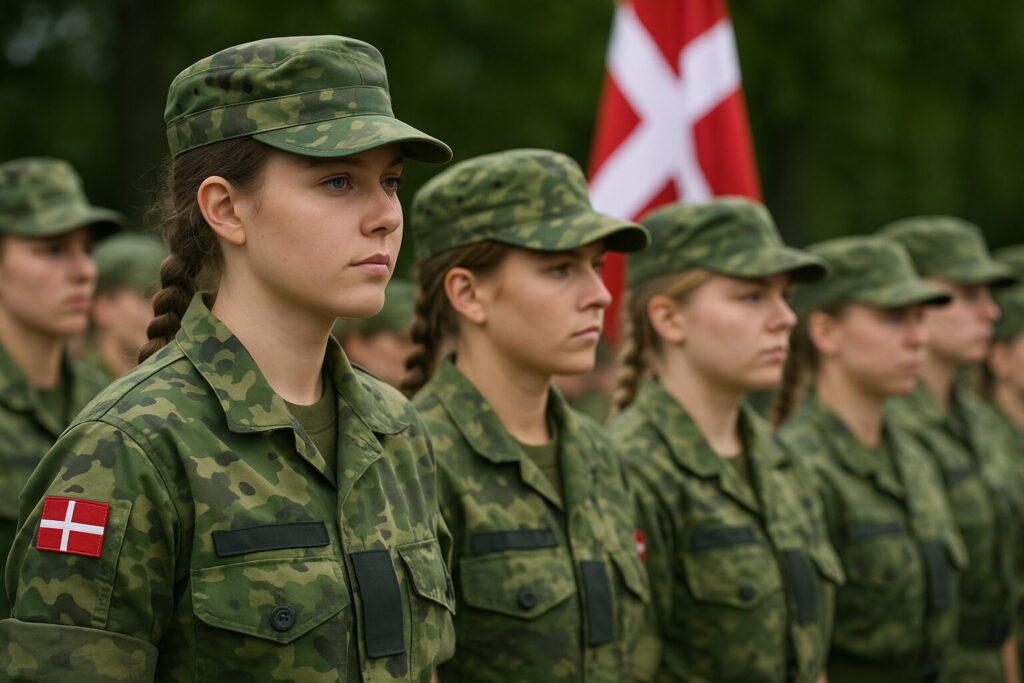 Women can be drafted into the Danish military as Russian aggression and military investment grows