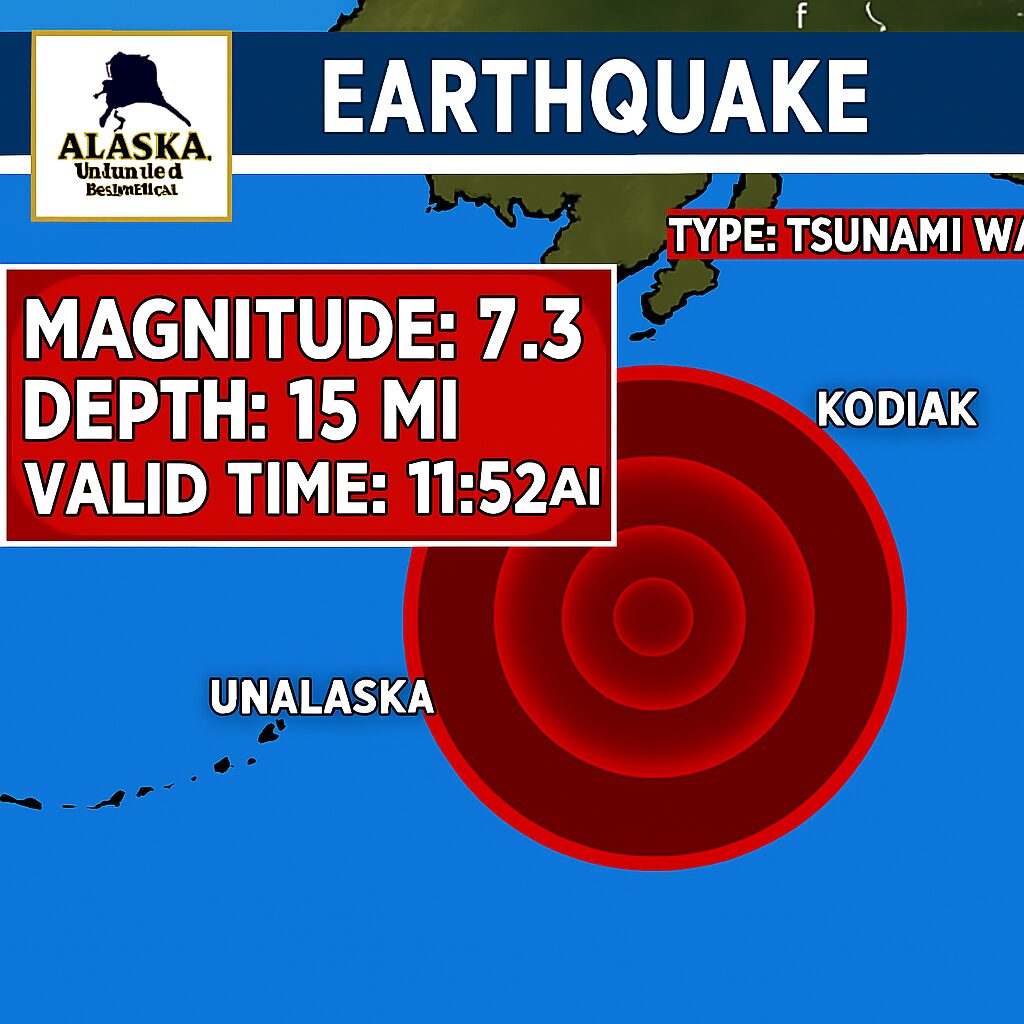 DEVELOPING: Tsunami Warning In Parts Of Alaska After 7.3-Magnitude Earthquake
