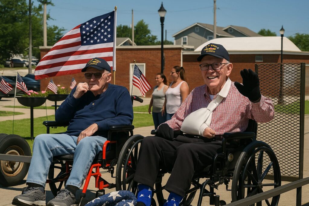 Proud to serve: Two of IVH’s three living WWII veterans selected as Red, White and Blue parade grand marshals